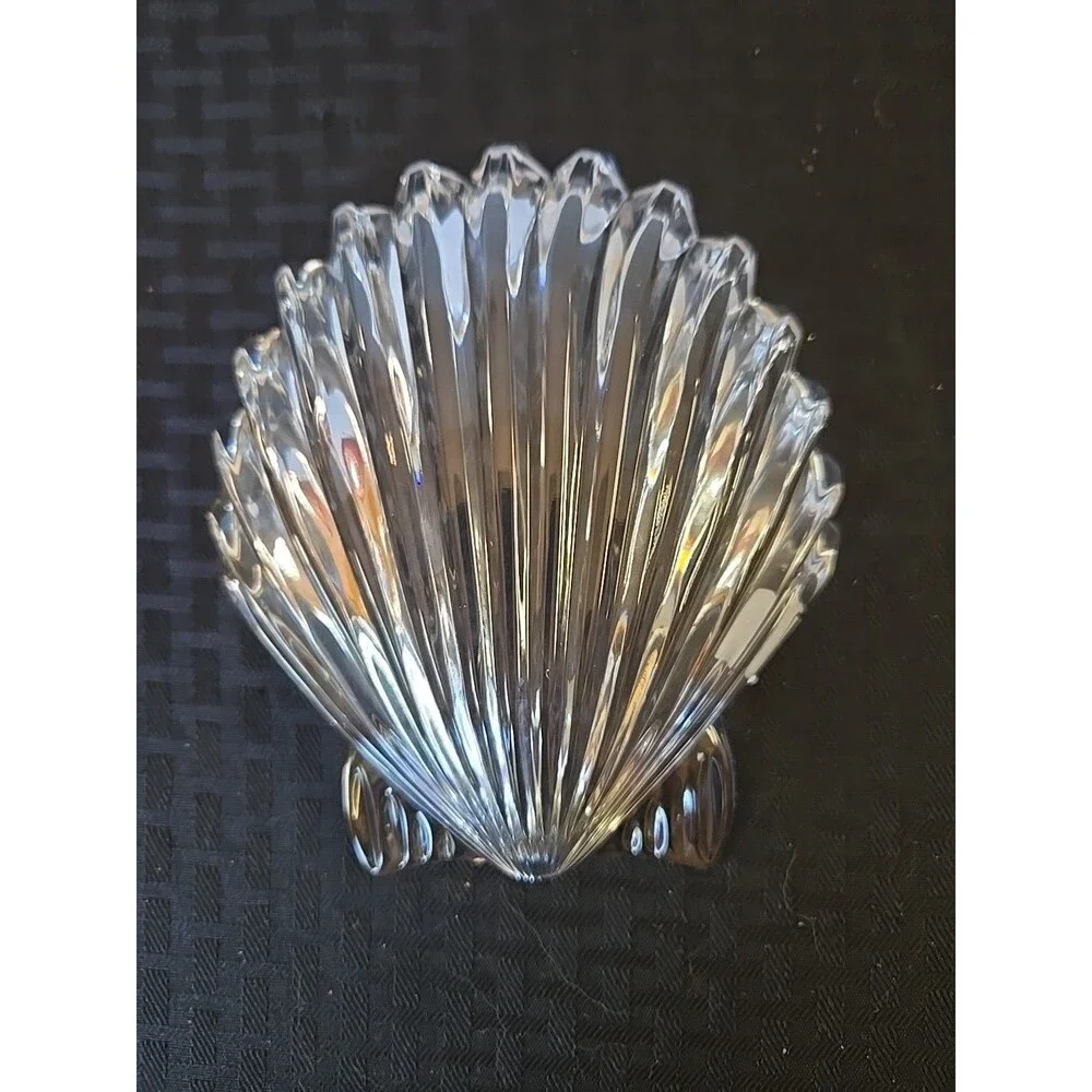 Marquis by Waterford Crystal Shell Trinket Tray Candy Dish Made In Germany